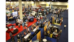 The exhibit floor from NPE 2014 in Fort Lauderdale, FL, shows just some of the more than 100 companies exhibiting. Want to know who's exhibiting at NPE 2015? Visit www.nationalpavementexpo.com and click on 'Exhibits.'