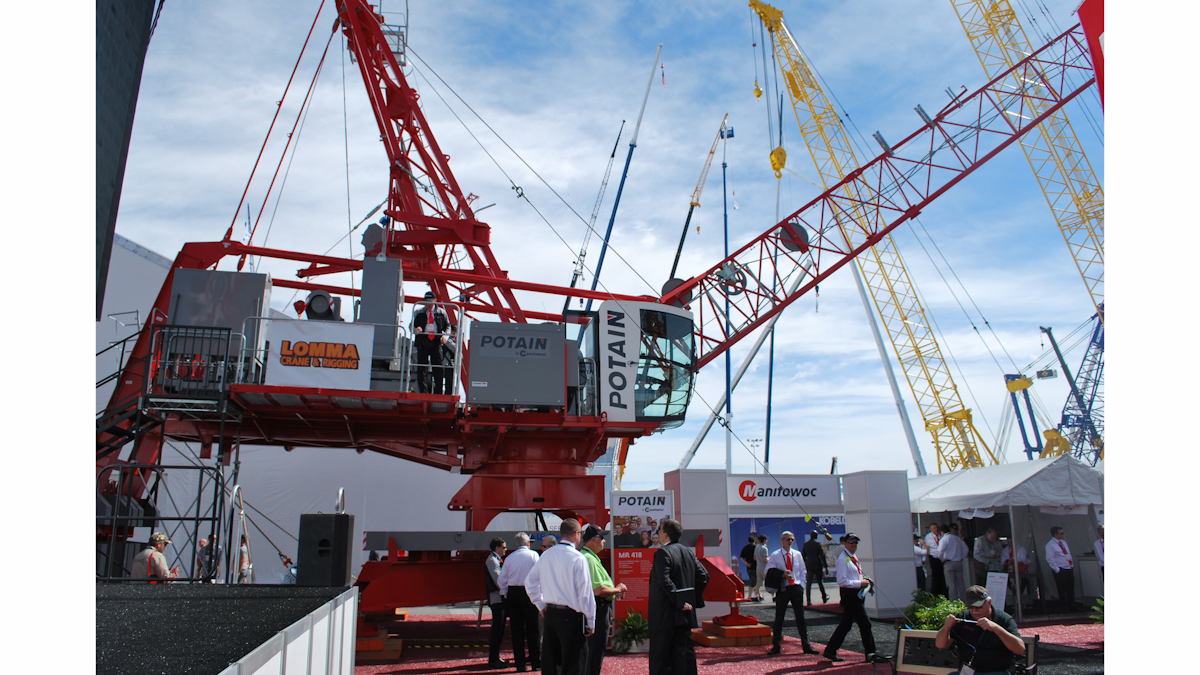 Potain MR 418 Luffing Jib Cranes From Manitowoc Cranes For