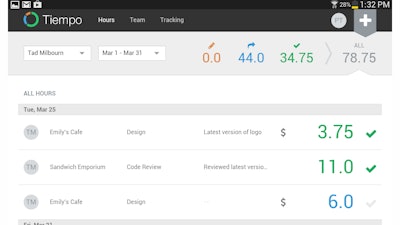 Tiempo Mobile App Employee Tracking 54172ad1a2e42