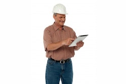 Tablets don't contain spinning hard drives so they are considerably more durable than computers. You can buy them with cell network access so your foremen will always be able to transmit the field information back to the office.