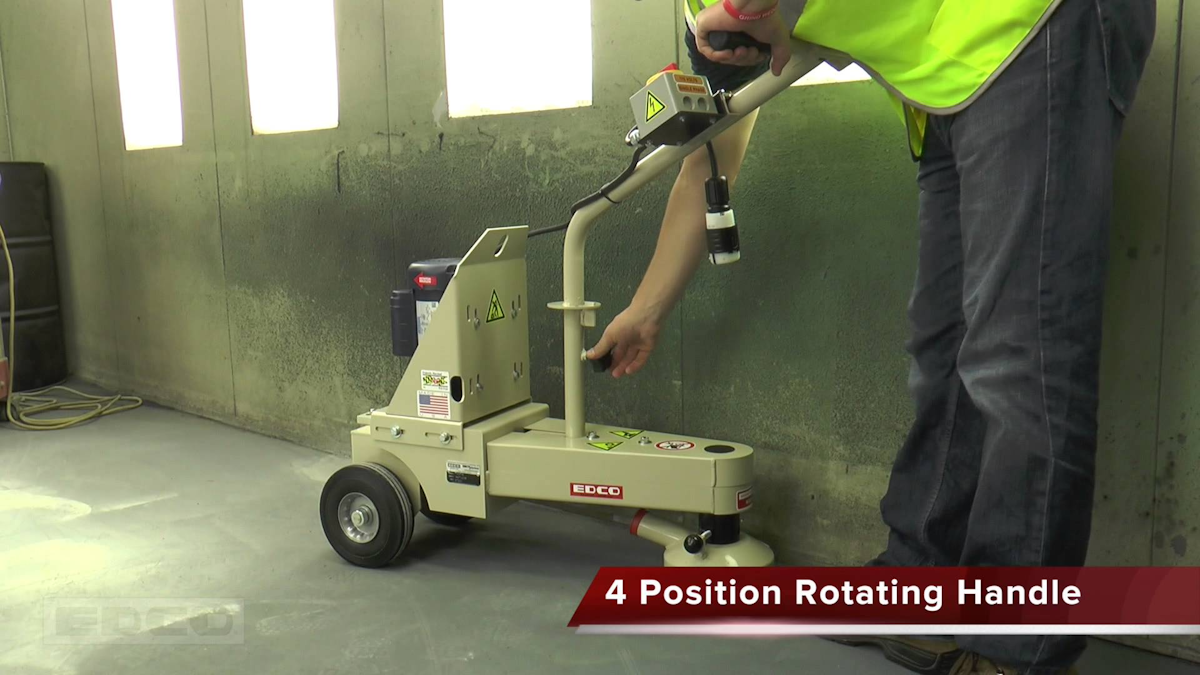 Video How to Use EDCO's TMC7 Turbo Edge Grinder For Construction Pros