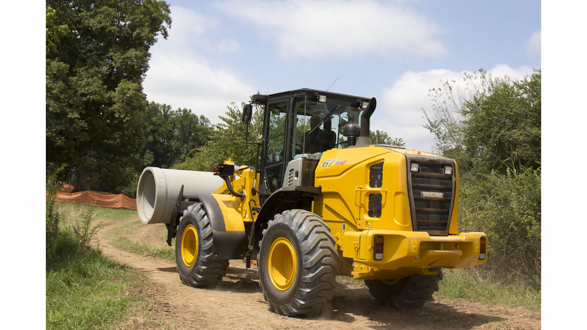 Kawasaki Debuts Redesigned Loaders with 67Z7 Wheel Loader