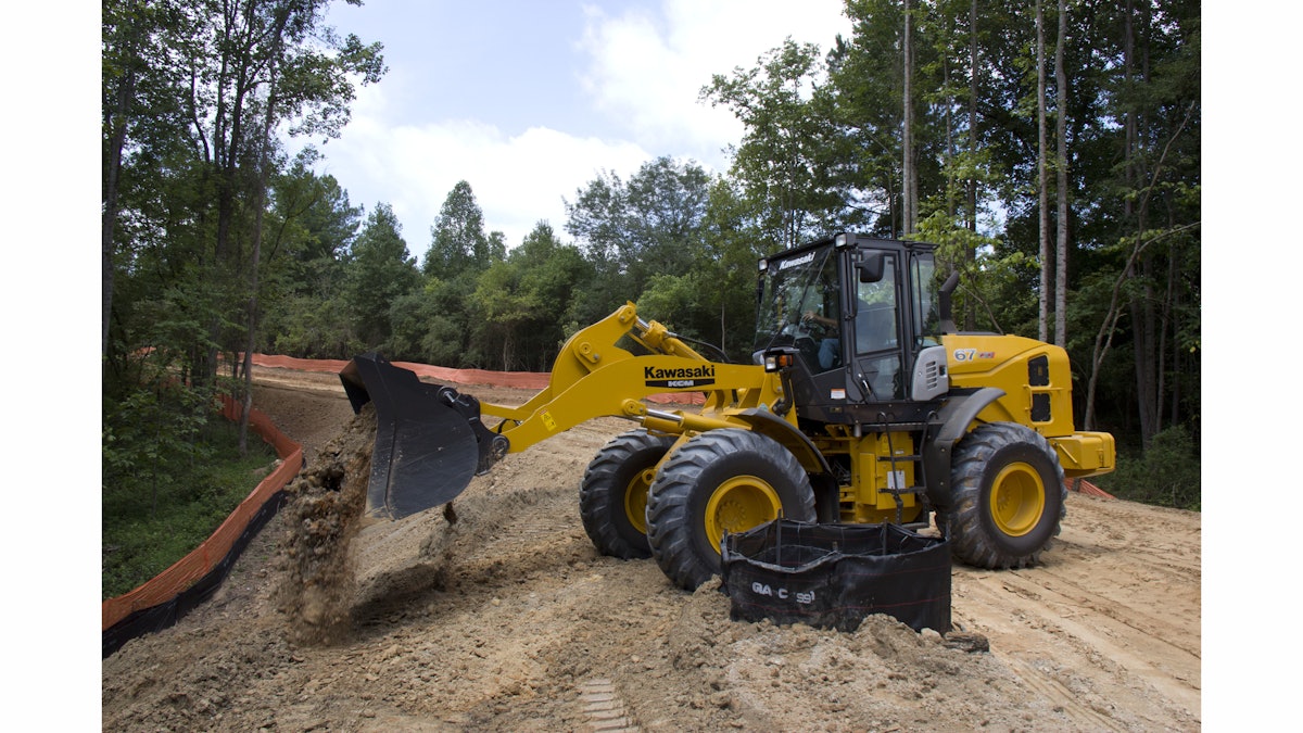 Kawasaki Debuts Redesigned Loaders with 67Z7 Wheel Loader