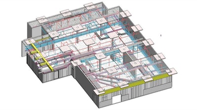 A Leica C10 scanner was utilized to take accurate scans of the existing structure, HVAC, plumbing and electrical systems within the building. VIATechnik then compiled the information into a 3D BIM (Building Information Modeling) utilizing Autodesk Recap a