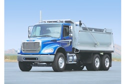 New Detroit Diesel medium-duty engines will power Freightliner medium-duty trucks like this Business Class M2, Western Star trucks, and Thomas Built Buses.