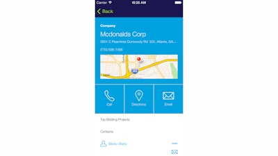 Users can use Bid City to find commercial construction projects in their area using data from developer CMD’s, formerly Reed Construction Data, project database.