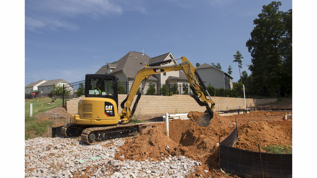 Cat Mini Excavator Works As Hard With 25 Less Power From Caterpillar Cat For Construction Pros
