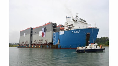 The final shipment of gates for the Panama Canal Expansion included two gates to be used in the Atlantic and two in the Pacific.