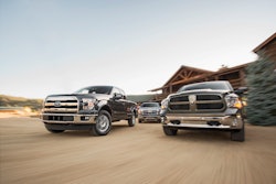 Ram 1500 and Ford F-150 ran neck and neck through the Motor Trend 4x4 comparison, but Ram's unique features like its EcoDiesel engine, eight-speed transmission, and premium air suspension pushed it to the top.