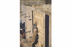 The forming system has minimal impact on the early-age strength gain of concrete during cold weather.