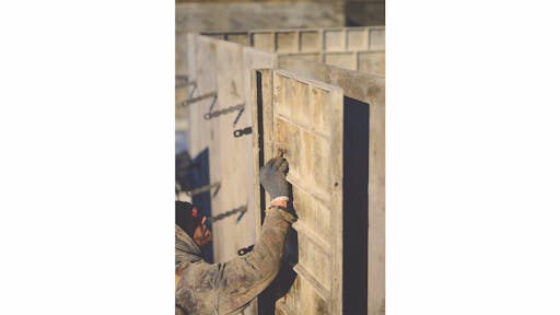 The forming system has minimal impact on the early-age strength gain of concrete during cold weather.