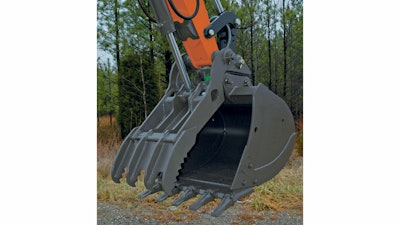 The combination of the excavator with its pin-on clamp has improved the crew’s productivity and profitability compared to previous equipment solutions.