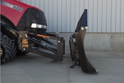 Blades that mount to the front of a tractor or other carrier allow operators to quickly and easily attach and detach.