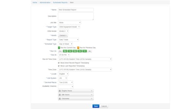 Scheduled Reports have subscribers, who receive the reports in either PDF or CSV format in an email. Subscribers do not have to be users of the system.