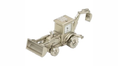 Backhoe Desk Clock 54872b33412e1