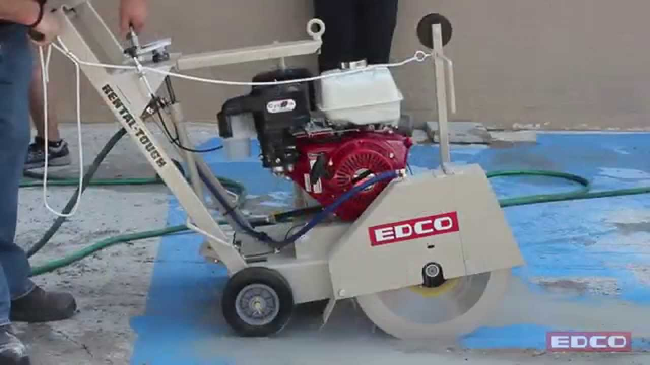 Video: EDCO 18-in. Walk-behind Saw
