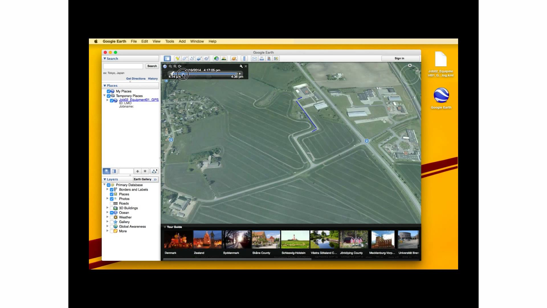 See your Roadmarking Jobs on Google Earth with LineMaster