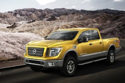 The 2016 Titan XD crew cab is designed to combine the capability of a heavy-duty hauler with the drivability and affordability of a light-duty pickup.