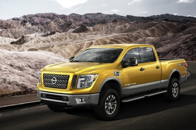 The 2016 Titan XD crew cab is designed to combine the capability of a heavy-duty hauler with the drivability and affordability of a light-duty pickup.
