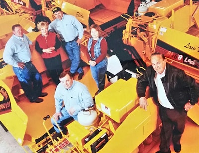 From left to right: Eric Lee, Nelda Lee, Keith Lee, Teresa Weese, Mike Lee (front) and B. R. Lee at very front right.