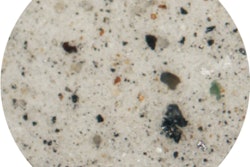A microscopic image of dirty diesel when it comes off the fuel delivery truck magnified at 100%.