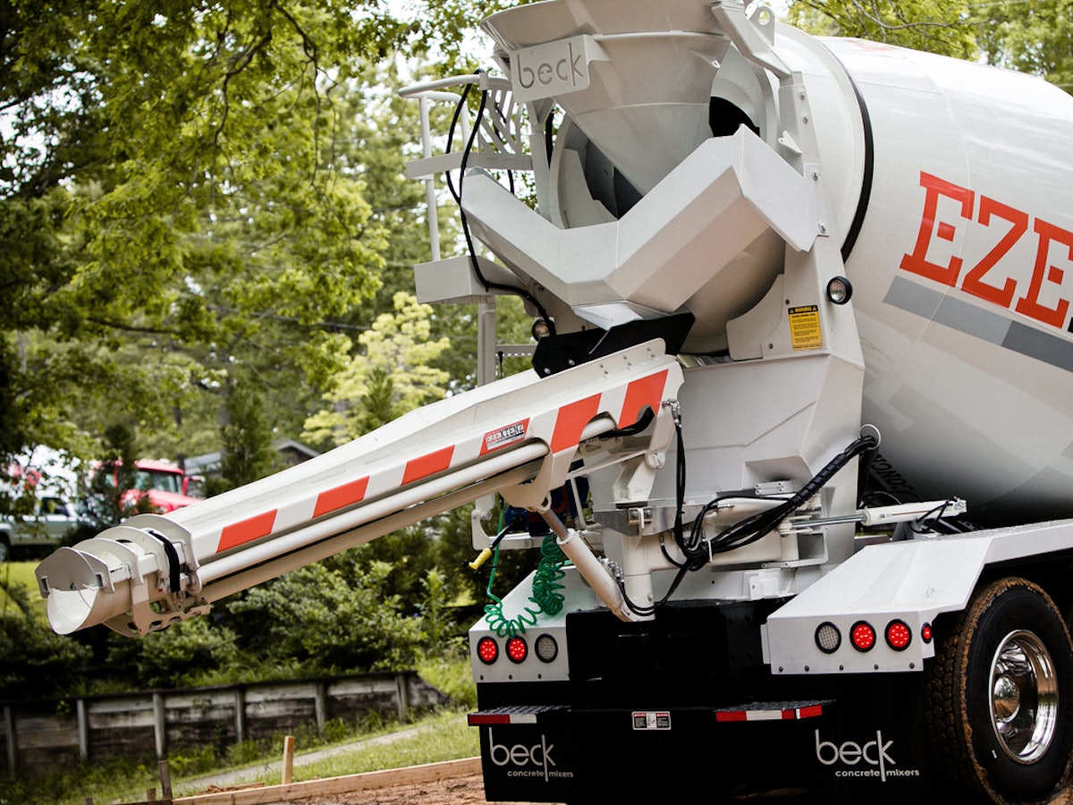 EZEXTENZ Telescopic Concrete Chute From MSM Mansarps Svets & Maskin