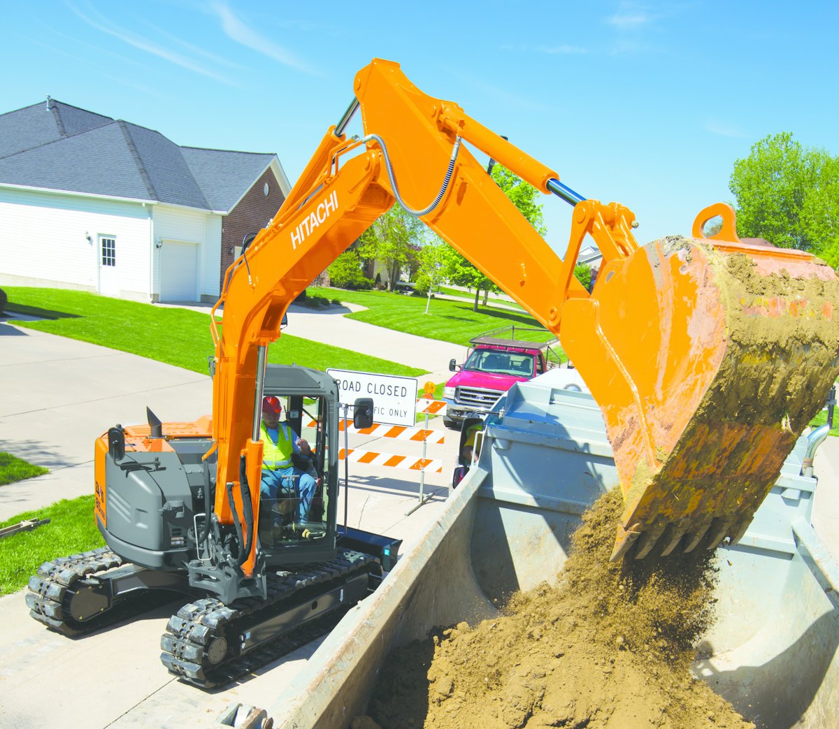 2021 Hitachi ZX135US-6 Tracked Excavator in Simpsonville