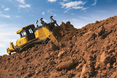 Deere and Liebherr have had extensive marketing agreements that supply the Deere line with large dozers like the 1050.