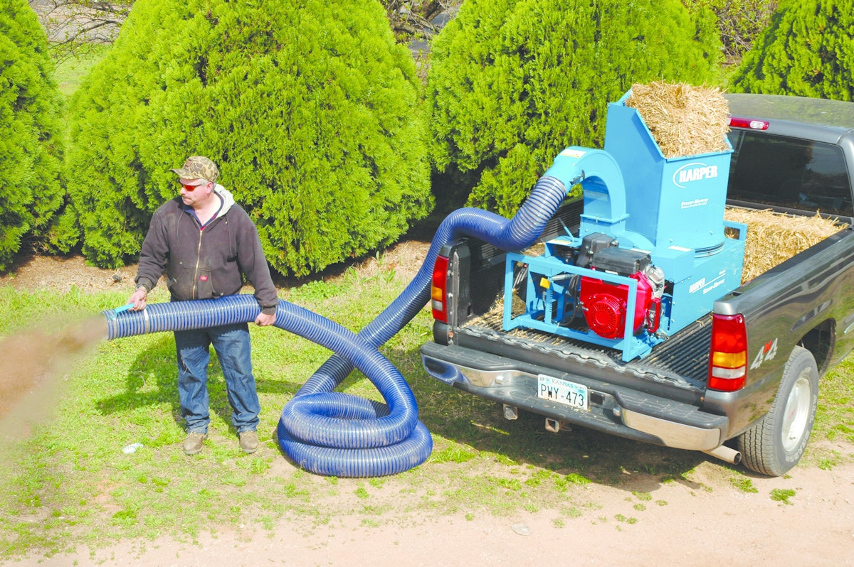 Harper Straw Blower From Harper Industries For Construction Pros