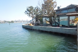 The only natural island in Newport Beach Harbor, the sea wall surrounding the private six-acre estate became compromised after years of exposure to the coastal elements.