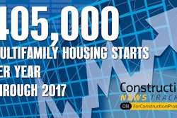 Construction News Tracker Video: Forecast Expects 405,000 Multifamily Housing Starts per Year through 2017
