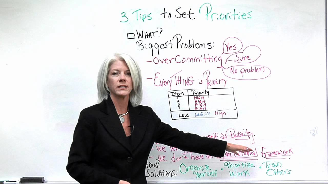 Video: 3 Tips to Set Project Management Priorities