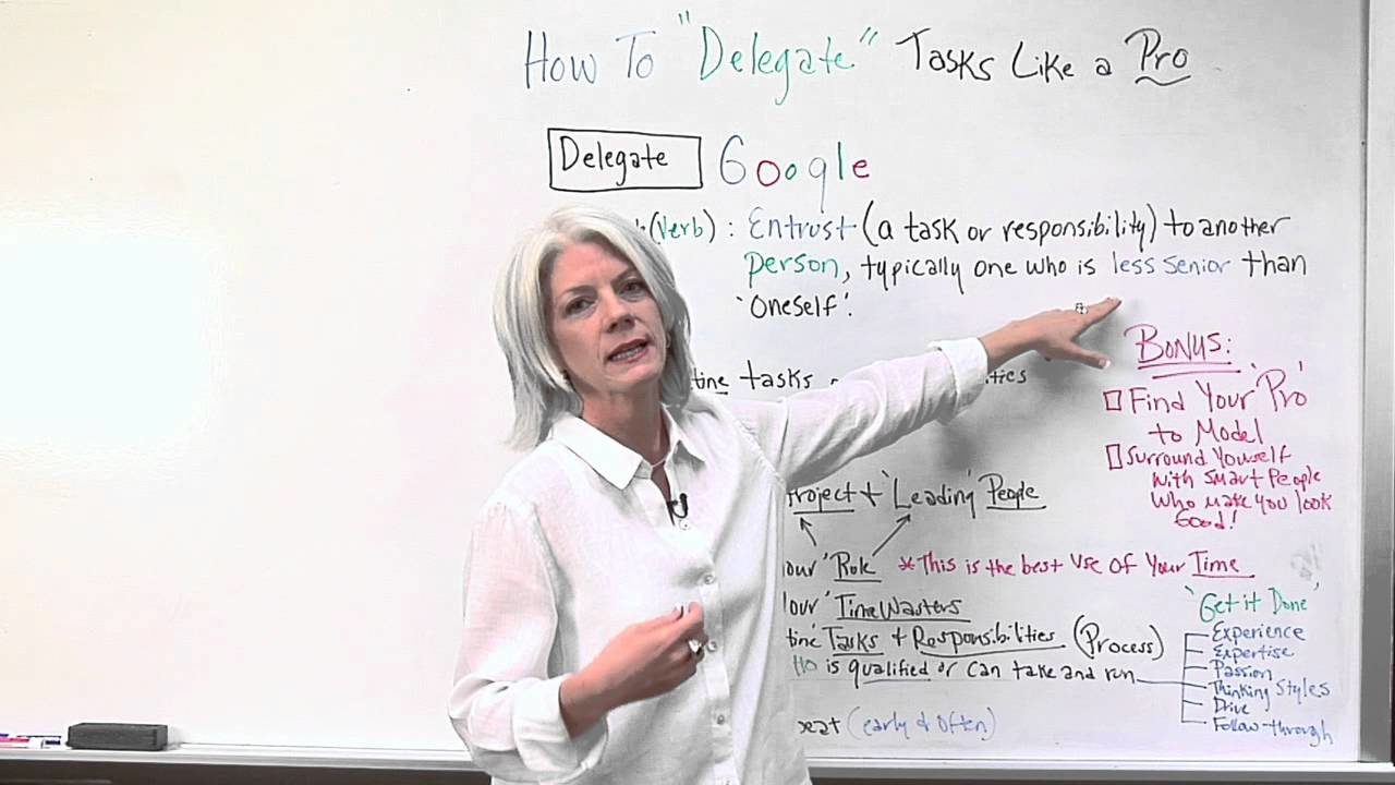 Video: How to Delegate Tasks as a Project Manager