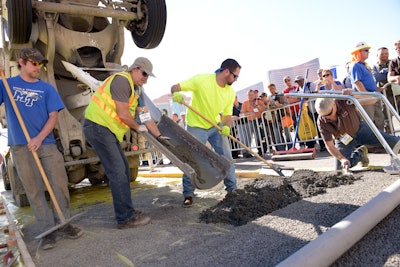Hands-on demonstrations of concrete processes and construction equipment are hallmarks of the annual World of Concrete show.