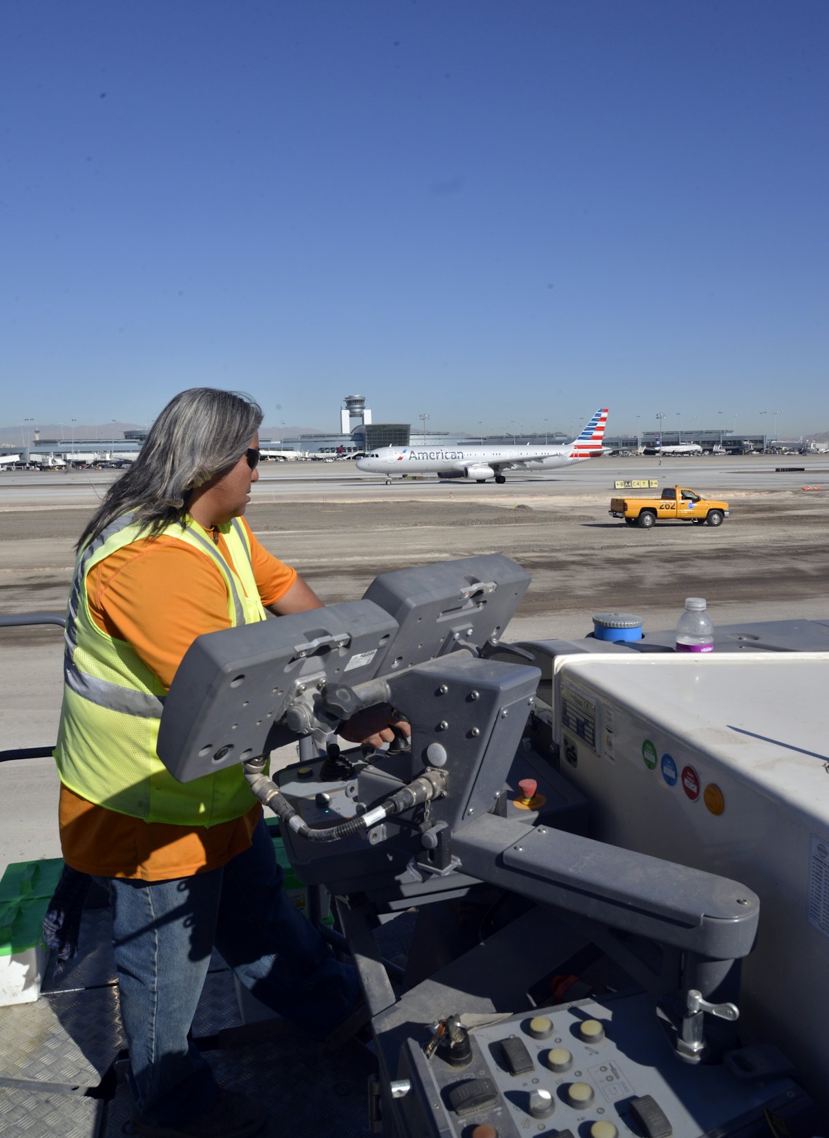 Twin Cold Mills Dismantle Las Vegas Airport Runway
