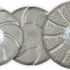 An important first step in prepping the surface for grinding is using brazed pads. These pads may also be used for floor leveling and thin coating removal.