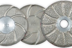 An important first step in prepping the surface for grinding is using brazed pads. These pads may also be used for floor leveling and thin coating removal.