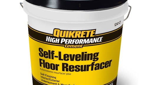 Self Leveling Floor Resurfacer, Quikrete Fastset Gray Self Leveling Floor Resurfacer