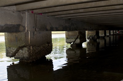 Deterioration over time had caused the bridge beams to torque, and they needed structural reinforcement. MAPEI worked alongside the contractor, Premier Corrosion Protection Services (PCPS), and design engineer (B2 Engineering, LLC) to repair the bridge.