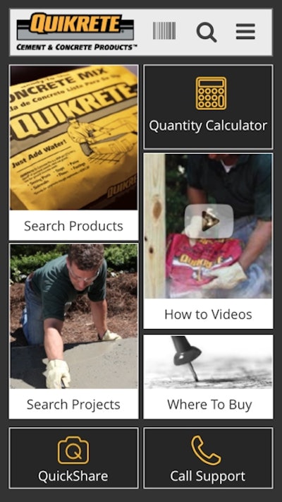 QUIKRETE Mobile App 54d1c919e56eb