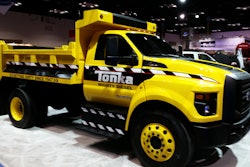 To draw attention to the 2016 F-650/750 that will show up at dealerships later this year, Ford displayed the ultimate Tonka truck.