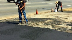 Johnson provides his crew with large hats that allow for a 'create your own shade' alternative.
