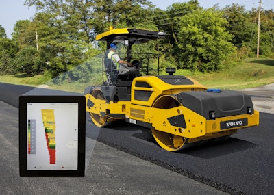 Real-time density mapping technology from Volvo Construction Equipment eliminates guesswork, improves quality and increases productivity.