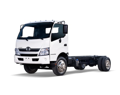 Hino 155 Class 4 truck will also be available in a double-cab version.