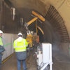 Hydrodemolition with a Conjet Robot 365 was used to selectively remove the damaged and decaying concrete at record speed from the Biéreau tunnel just south of Brussels.