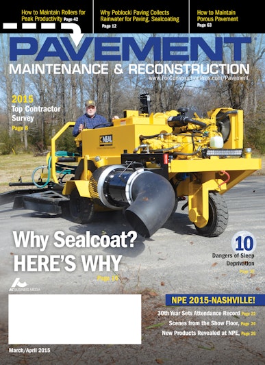 Pavement Maintenance & Reconstruction March/April 2015