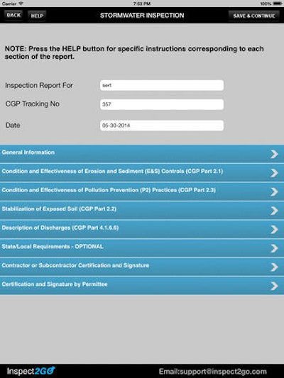 The customizable digital reports can help contractors meet the minimum reporting requirements on construction stormwater permits.