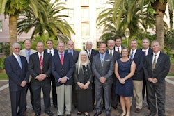 Back Row (from left to right): Tim Beckman, Kevin Baron (President), Mike Orzechowski (Secretary/Treasurer), Mike Nelson, Matthew Finnigan, Matt Dragon, Greg Lipscomb, Doug Walker. Front Row: Patrick O'Brien (Executive Director), Kevin Warnecke, Jack Sondergard (Vice President), Judith O'Day (Past President), Paul DeAndrea, Kellie Vazquez, Patrick Harris.
