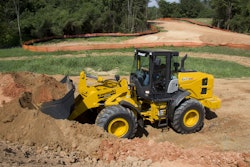 The Intellidig feature included as part of the Intellitech electronics technology package on Kawasaki-KCM loaders uses sensors to tell the ECU to stop providing power to the wheels (rimpull) to reduce tire spin, lowering tire wear and tear and costs.