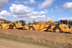 Video: Twomey Construction's Two New Cat 627K Scrapers with Accugrade